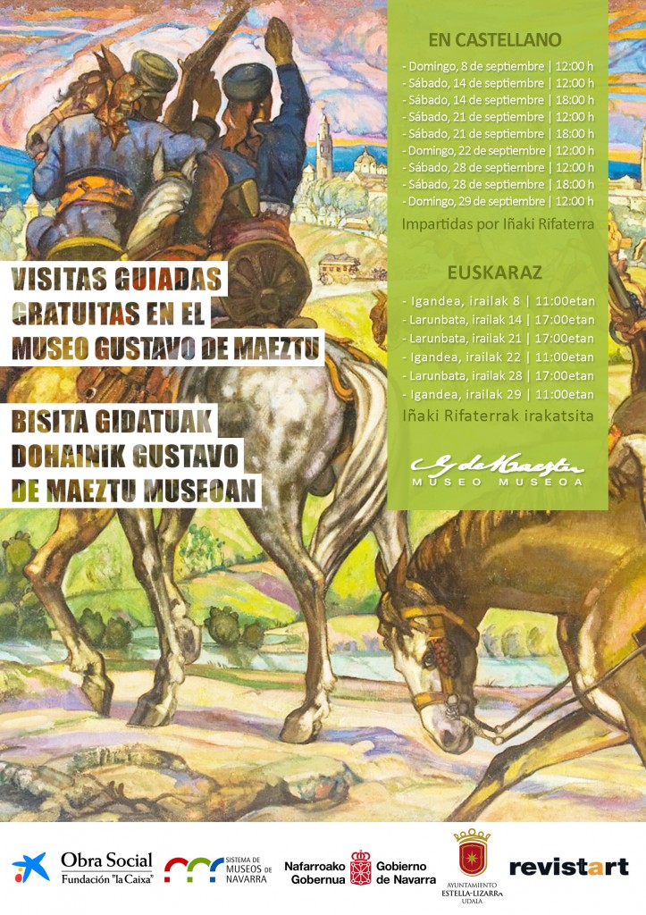 Museo Maeztu, visitas guiadas, cartel, 11-9-19