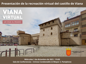 Presentación de la recreación virtual del castillo de Viana